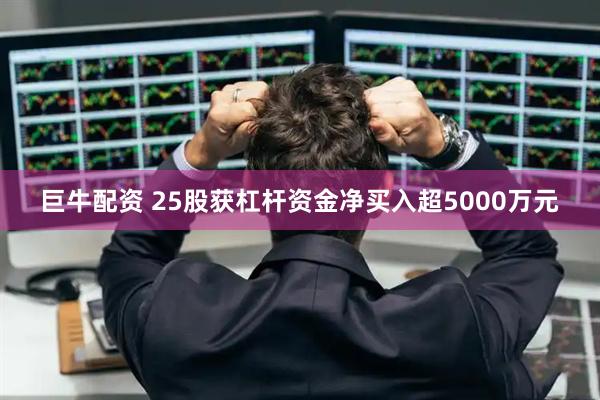 巨牛配资 25股获杠杆资金净买入超5000万元