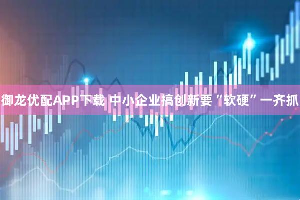 御龙优配APP下载 中小企业搞创新要“软硬”一齐抓